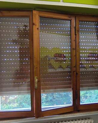 6 Infissi portafinestra finestre legno