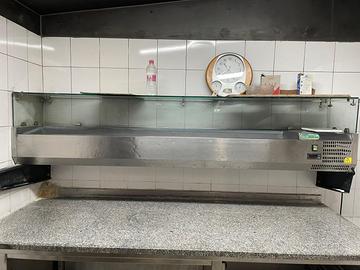 Vetrinetta statica refrigerata per pizza