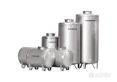 Serbatoio verticale acqua potabile acciaio Inox