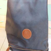 Borsa a secchiello nero Trussardi. Vintage.