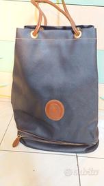 Borsa a secchiello nero Trussardi. Vintage.