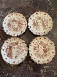 Piatti decorati a mano di Bassano