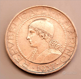 5 lire - S. Marino 1935