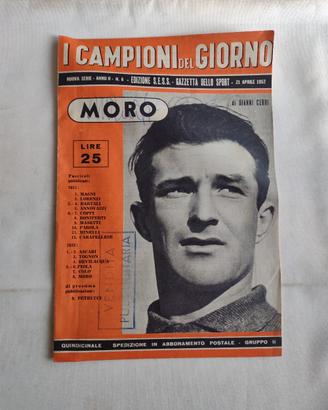 Giuseppe Moro monografia calciatore italiano 