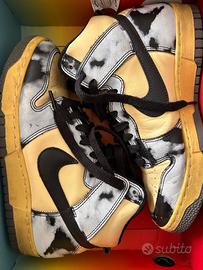 Nike Dunk High Acid Wash lemon drop