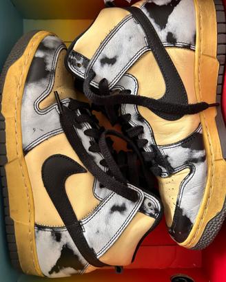 Nike Dunk High Acid Wash lemon drop