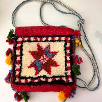 Borsa etnica turca originale fatta a mano - Lana