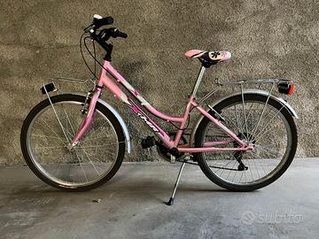 Bici ragazza donna 24 con marce comoda