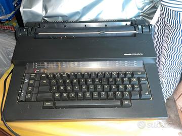 Macchina Da Scrivere Olivetti Praxis 35+custodia