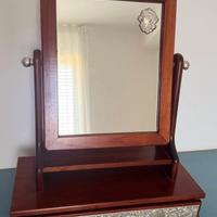 Specchiera da tavola legno in argento placato