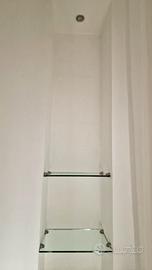 N. 4 Mensole in vetro