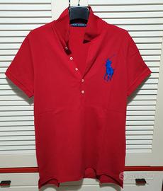 
Polo Ralph Lauren rossa in cotone. Taglia XL 