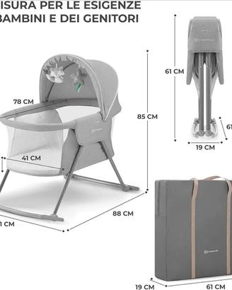 Culletta portatile pieghevole - Kinderkraft Lovi