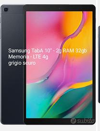 Samsung TAB A 10" con SIM (4g)