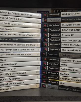 VIDEOGIOCHI VARI PLAYSTATION 2 VEDI ELENCO