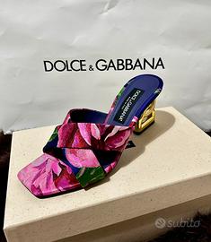 Sandali Dolce & Gabbana 3.5 Jacquard Nuovi 39.5