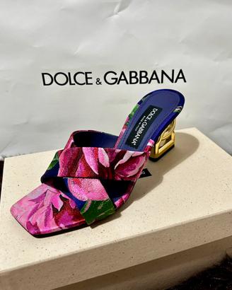 Sandali Dolce & Gabbana 3.5 Jacquard Nuovi 39.5