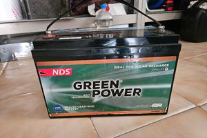 batteria green power AGM 12v 120ah