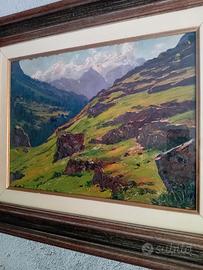 GIOVANNI RAVA   Alba 1874 - 1944 olio 43 x31