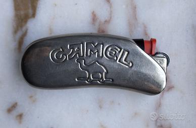 Custodia Accendino Vintage Camel - Acciaio Inox