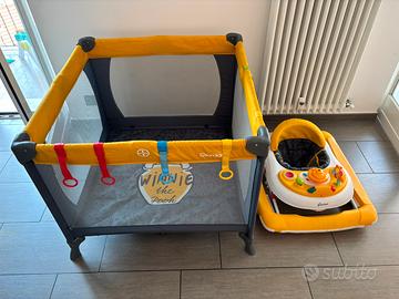 GIORDANI box e girello WINNIE THE POOH, perfetti