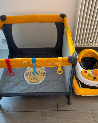 GIORDANI box e girello WINNIE THE POOH, perfetti