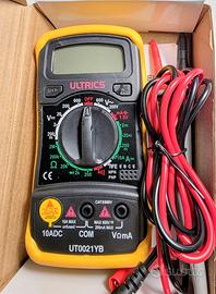 Multimetro Digitale ULTRICS UT0021YB Nuovo con Sca