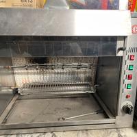 Forno a gas per pollo allo spiedo