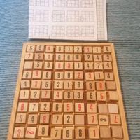 Gioco Sudoku in legno