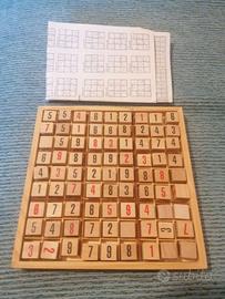 Gioco Sudoku in legno