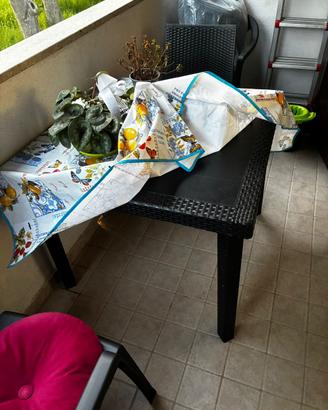 Tavolo da giardino con sedie