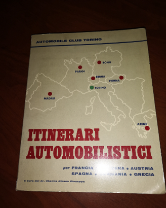 ITINERARI AUTOMOBILISTICI, A.C.T., 1962-rarità