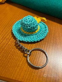 Portachiavi Cappellino Amigrumi