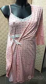 camicia da notte con vestaglia 