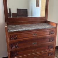 Camera letto antiquariato primi Novecento