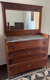 Camera letto antiquariato primi Novecento