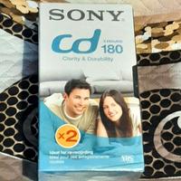 VIDEOCASSETTE VERGINI SONY DA 180 MINUTI