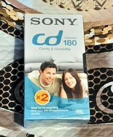 VIDEOCASSETTE VERGINI SONY DA 180 MINUTI