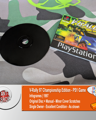 V-Rally 97 Champ. Ed. - PS1 PAL - Manual Included