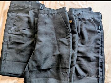 Set pantaloni neri da lavoro 