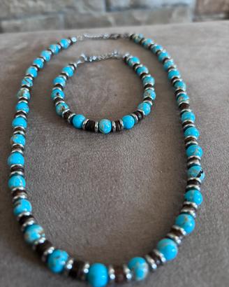 Collana e bracciale uomo