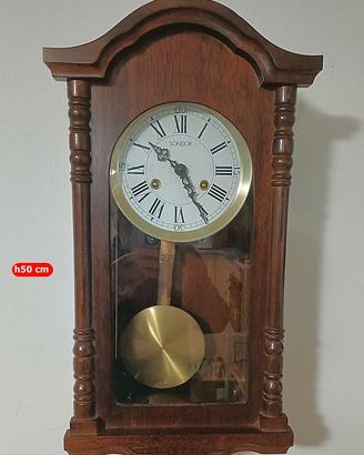 OROLOGIO DA PARETE CON PENDOLO IN LEGNO