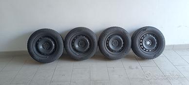 RUOTE PER FIAT  INVERNALI CERCHIO FERRO 195/65R15