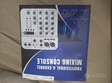 Mixer audio ultrasottile 