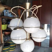 lampadario vintage 7 sfere