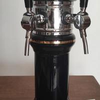 Colonnina Ceramica Blu Scuro 2 Rubinetti 