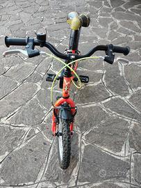 bici bambino 16 pollici 5/7anni