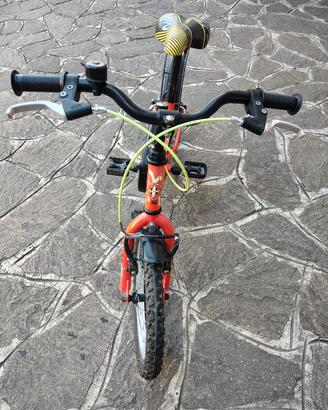 bici bambino 16 pollici 5/7anni