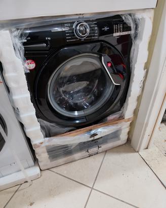 Lavatrice 9kg Hoover Nera NUOVA