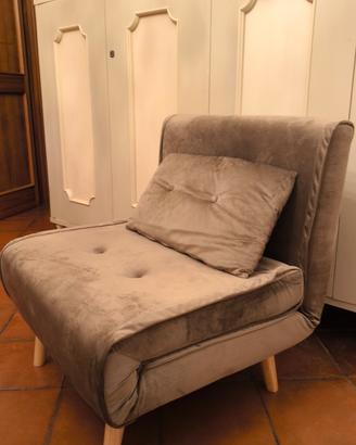poltrona letto nuova 